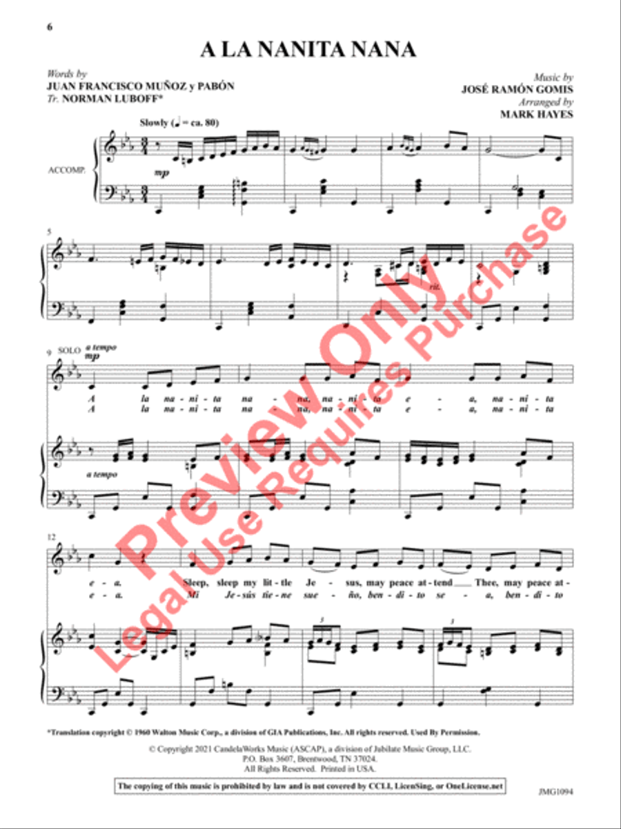 The Mark Hayes Vocal Solo Collection Medium Voice scores gallery preview page 7