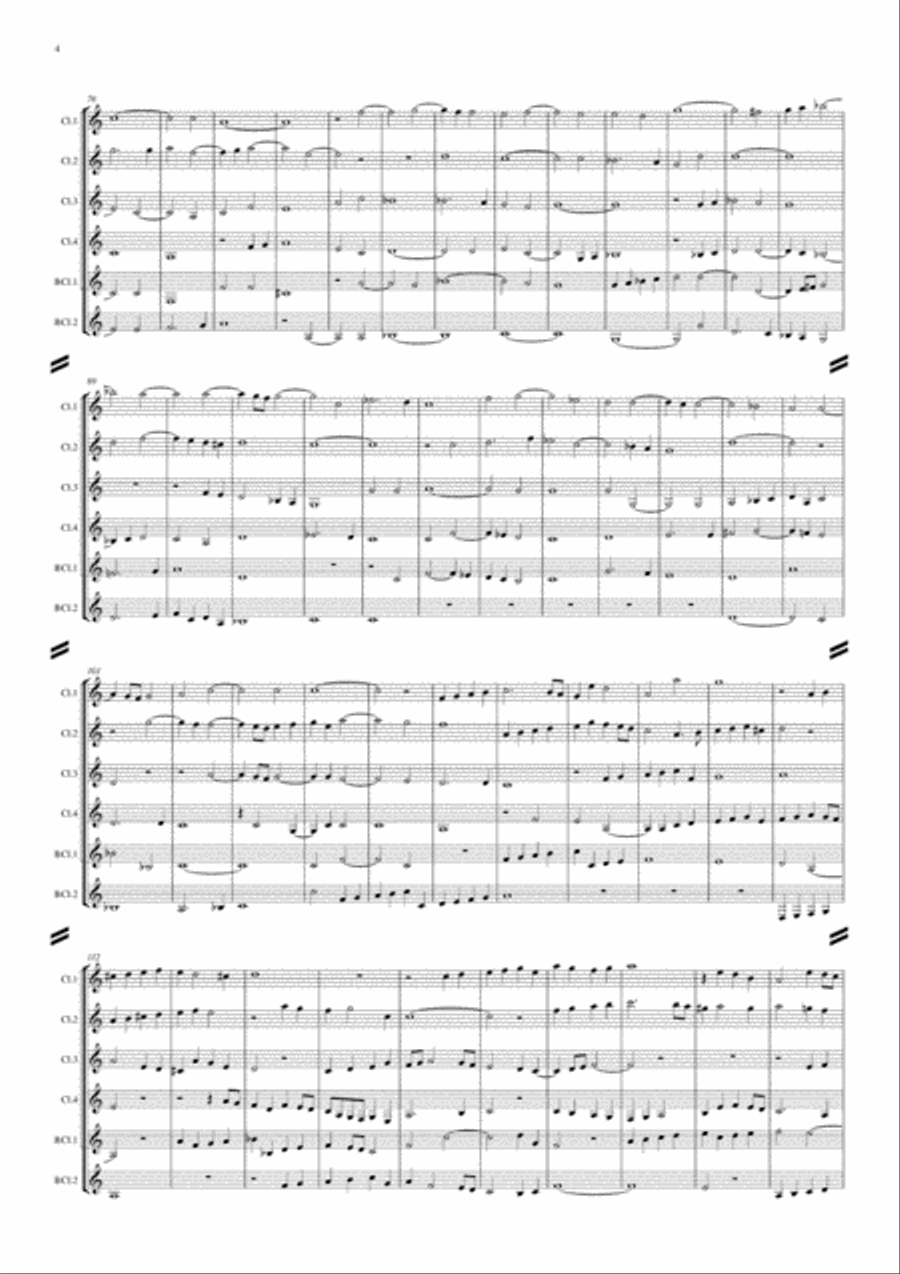 Jenkins - Fantazia No. 1 Woodwind Quartet scores gallery preview page 4