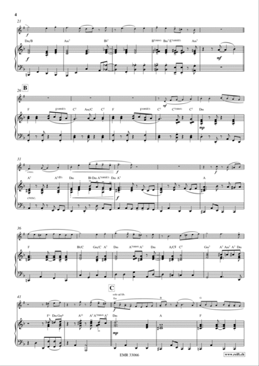 Rondo Alla Turca Tenor Saxophone scores gallery preview page 5