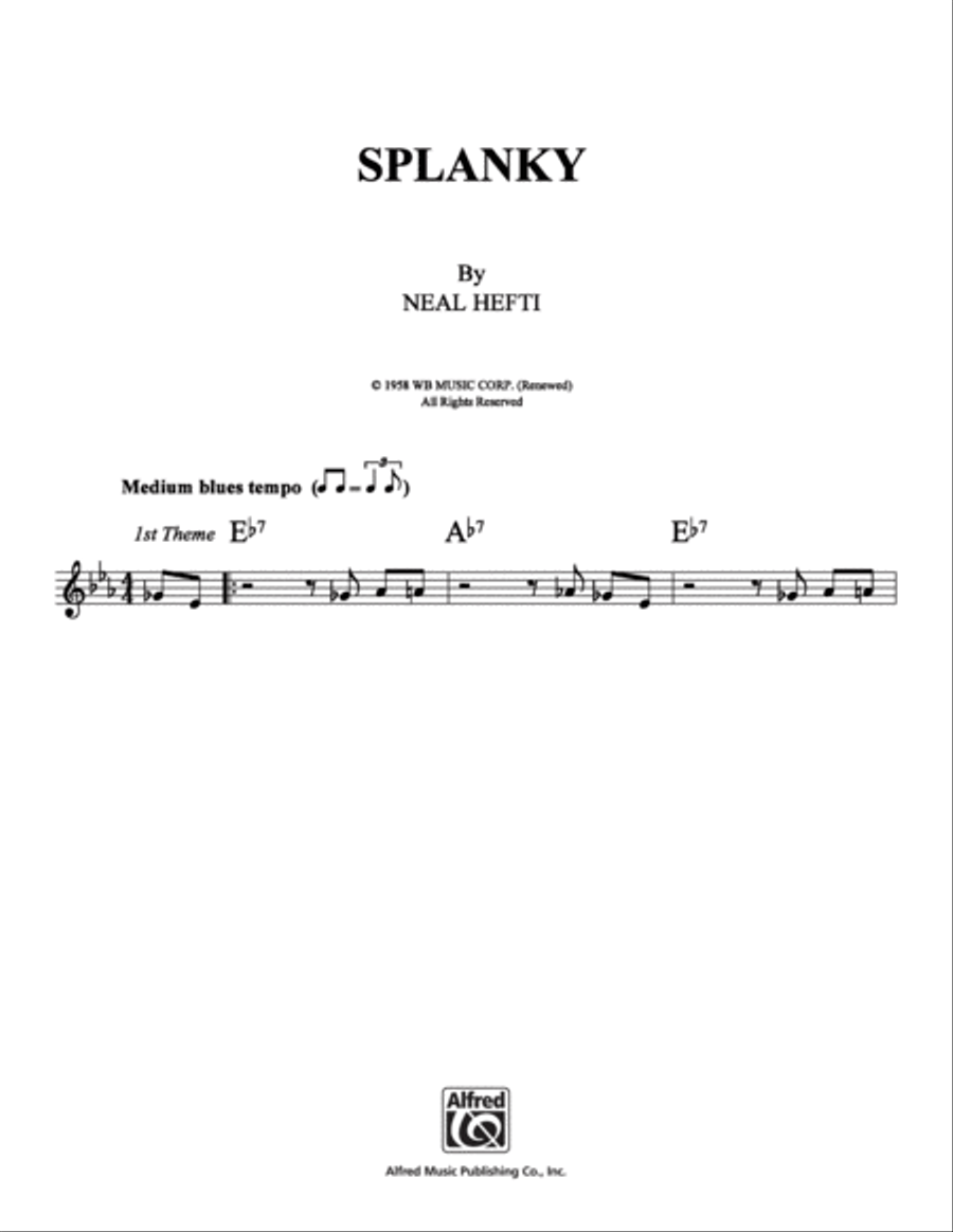 Splanky Splanky School and Community scores gallery preview page 1