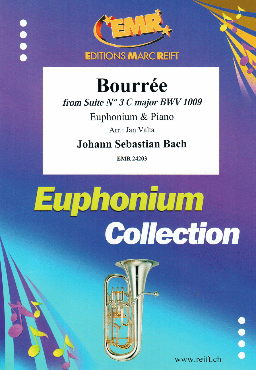 Bourree Euphonium scores gallery preview page 1