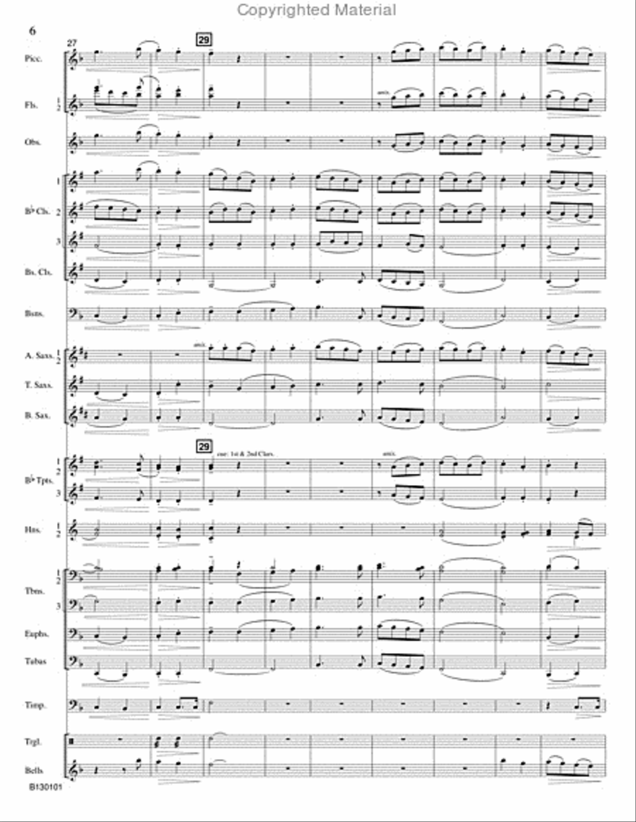 River Mist Concert Band scores gallery preview page 7