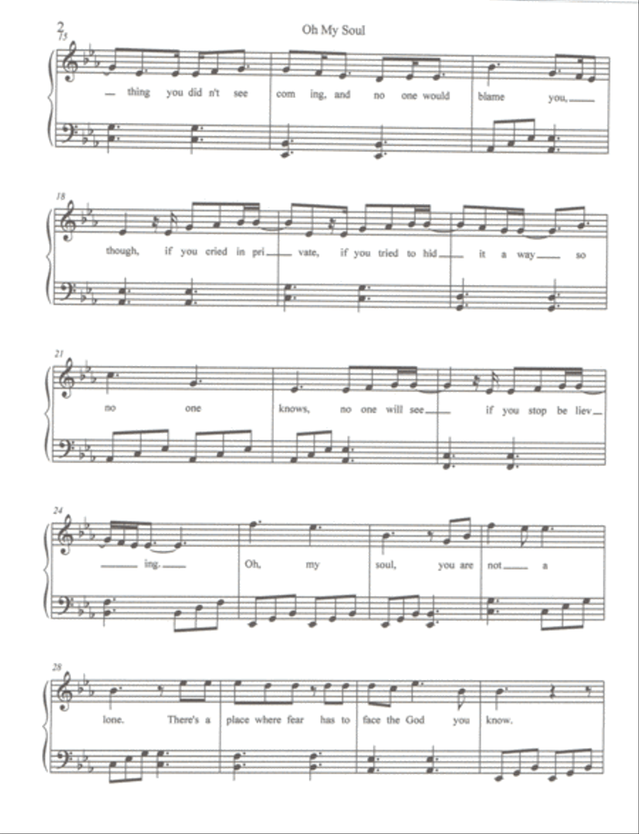 Oh My Soul Small Ensemble scores gallery preview page 2