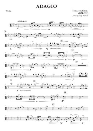 Albinoni's Adagio for Viola and Piano