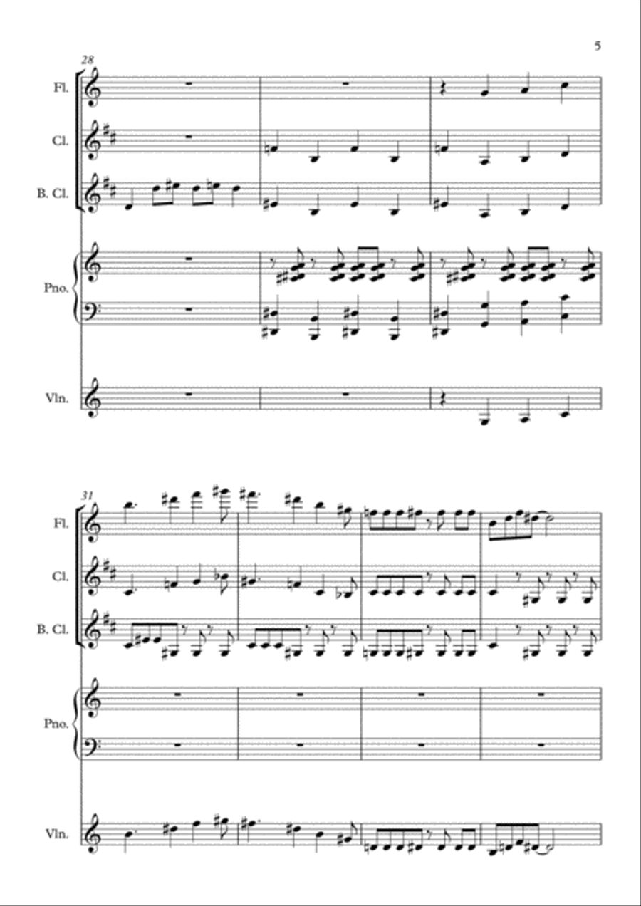 The Simpsons Tm End Credits Theme Small Ensemble scores gallery preview page 5