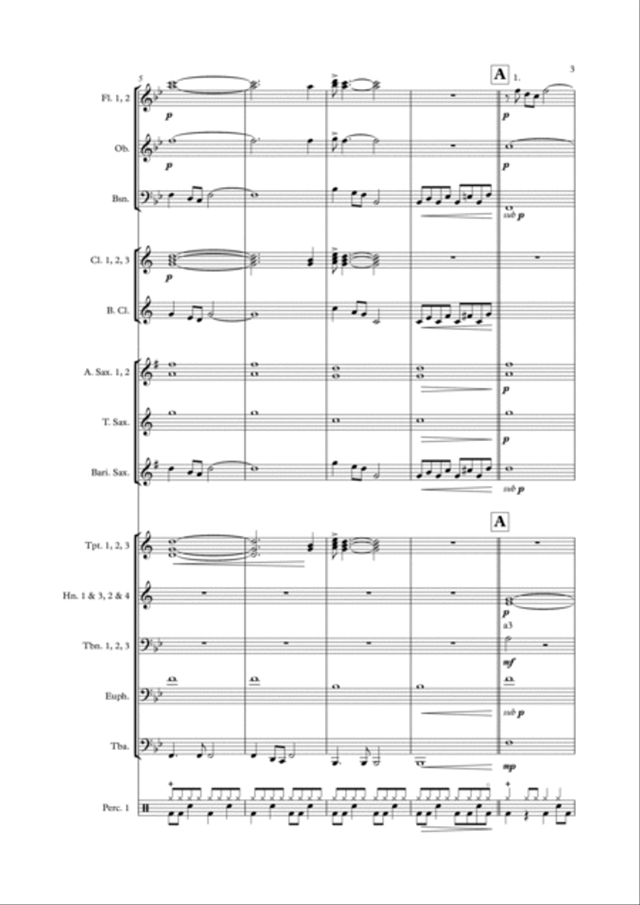 Heroes Concert Band scores gallery preview page 3