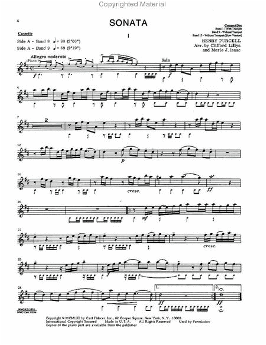 Intermediate Trumpet Solos - Volume 4 Trumpet Solo scores gallery preview page 2