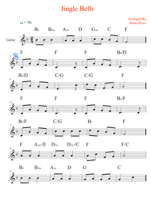 jingle bells, cipher christmas music and guitar melody