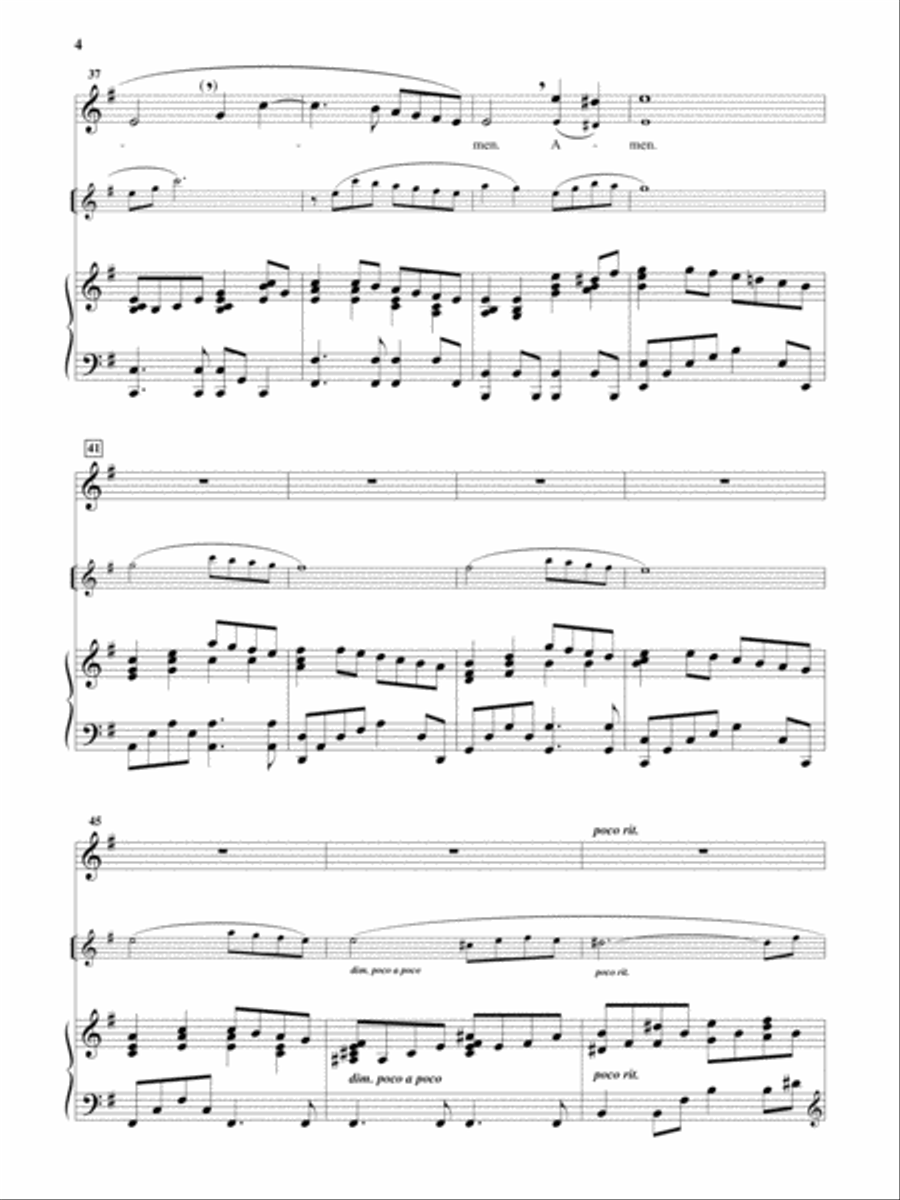 Ave Maria [Medium Voice] Medium Voice scores gallery preview page 4