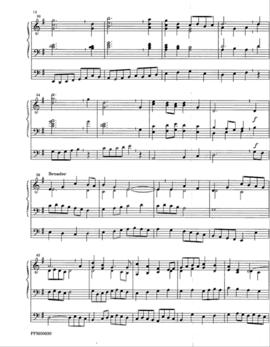 Four Hymn Voluntaries: Crucifer, Darwall's 148th, Gonfalon Royal, Lauda Anima Organ scores gallery preview page 18