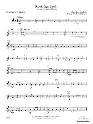 Rock That Bach!: E-flat Alto Saxophone