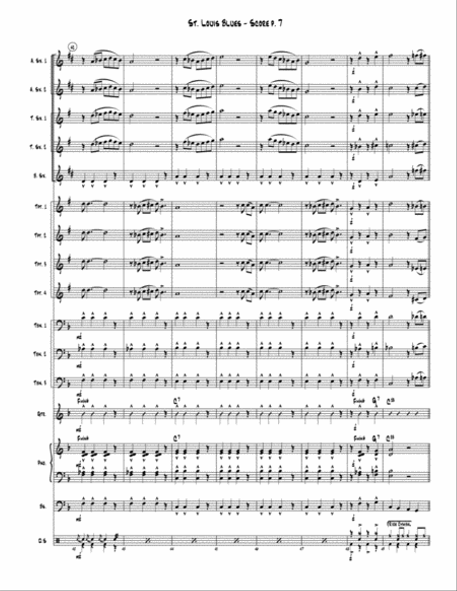St. Louis Blues St. Louis Blues Jazz Ensemble scores gallery preview page 8