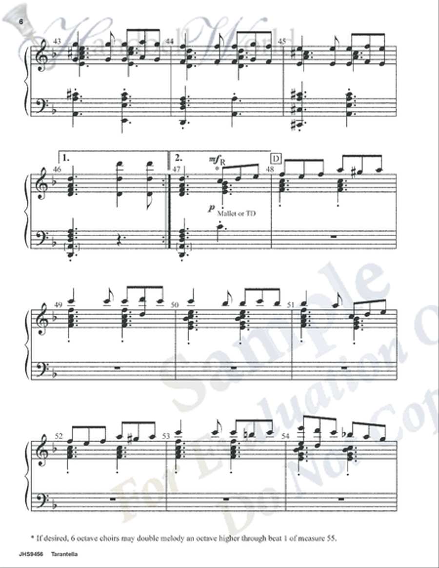 Tarantella 5-Octaves scores gallery preview page 5