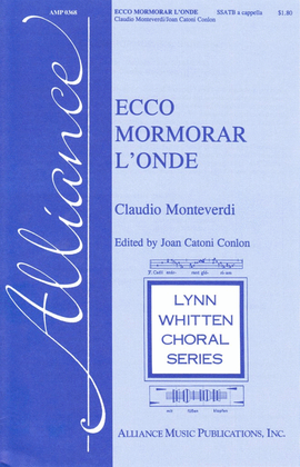 Book cover for Ecco Mormorar L'onde