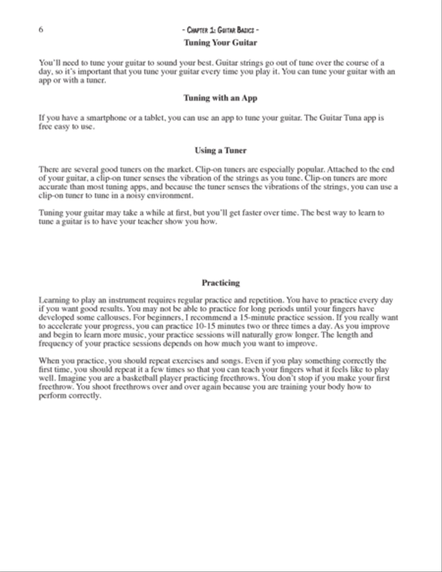 Rhythm Guitar Book 1: Rhythm Guitar Basics Electric Guitar scores gallery preview page 6