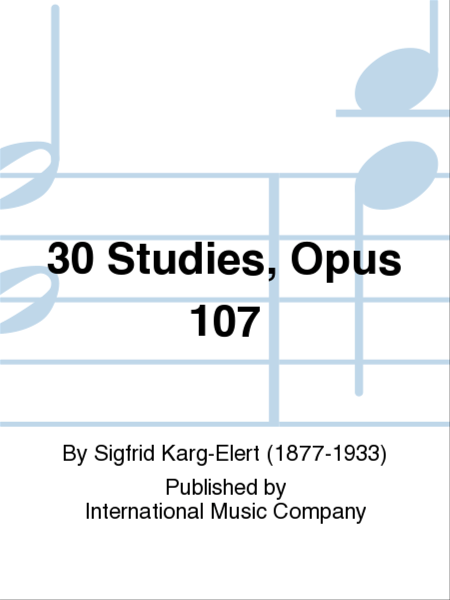 30 Studies, Opus 107