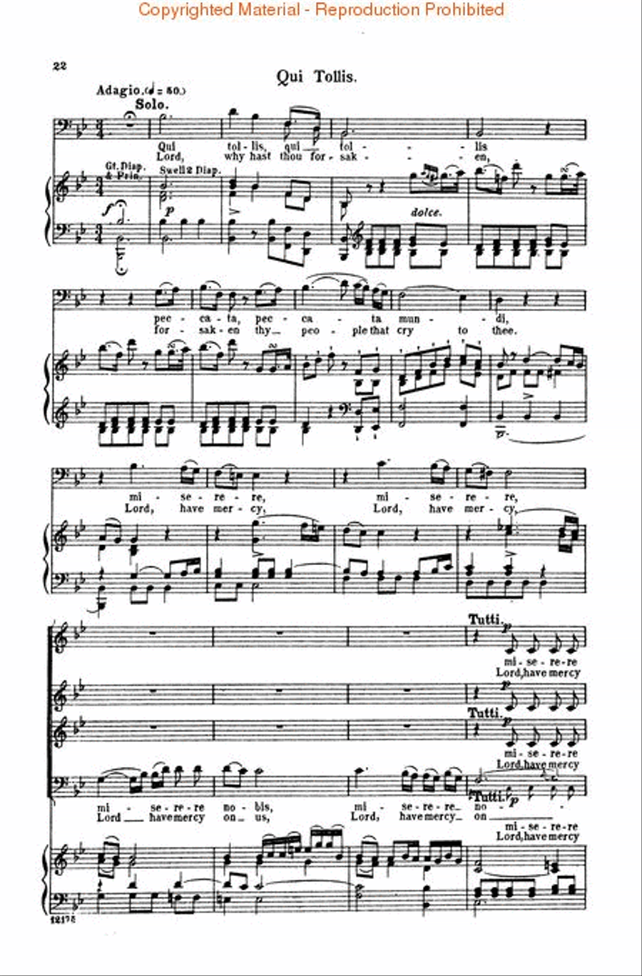 Third Mass (The Imperial of Lord Nelson) 4-Part scores gallery preview page 3