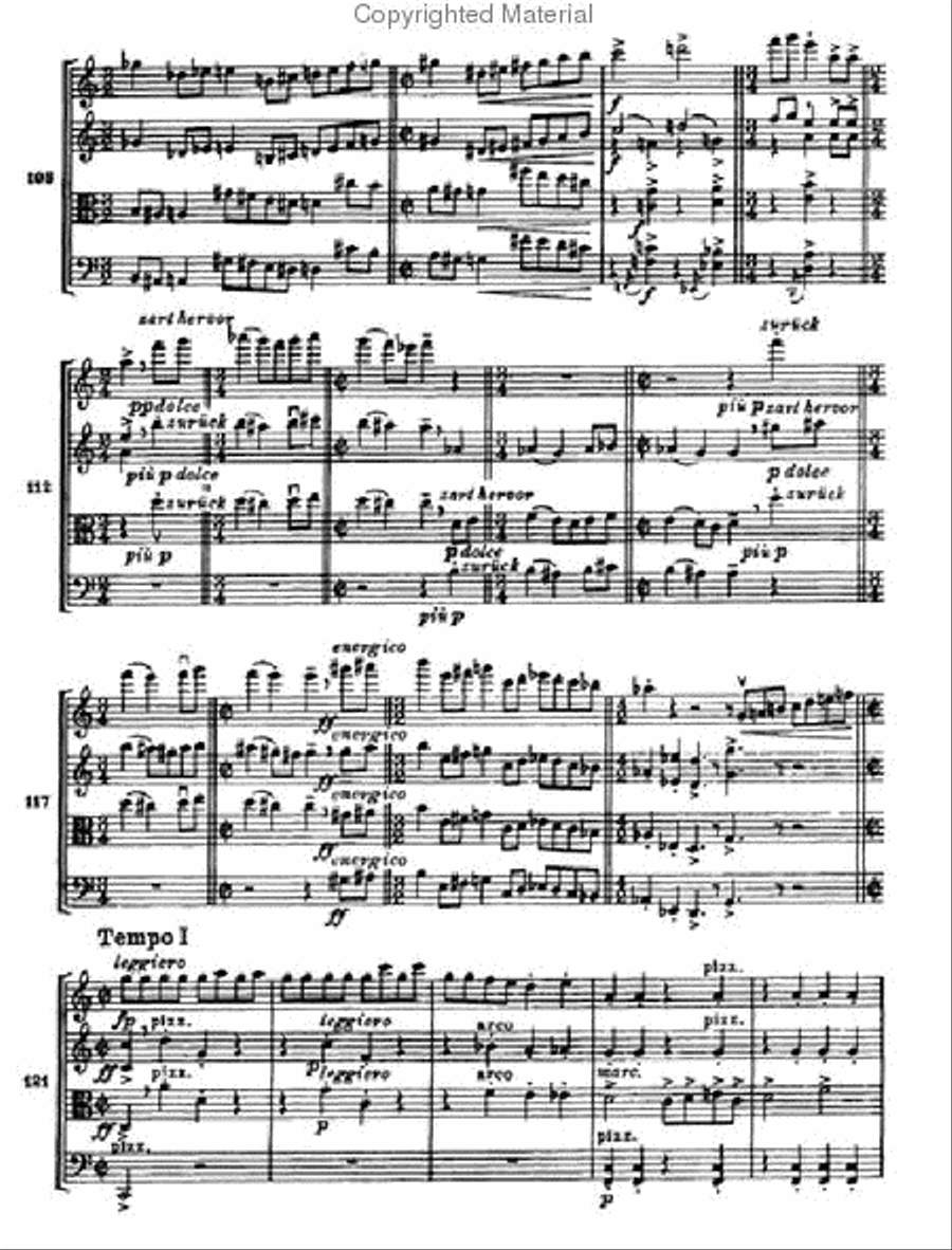 Streichquartett a-Moll, op. 20/1 (1939) String Quartet scores gallery preview page 2