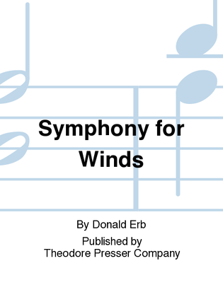 Book cover for Symphony For Winds