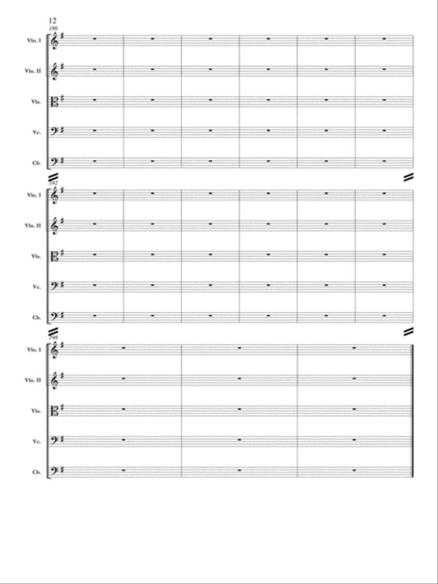 Fantasia on Two Christmas Themes Orchestra scores gallery preview page 13