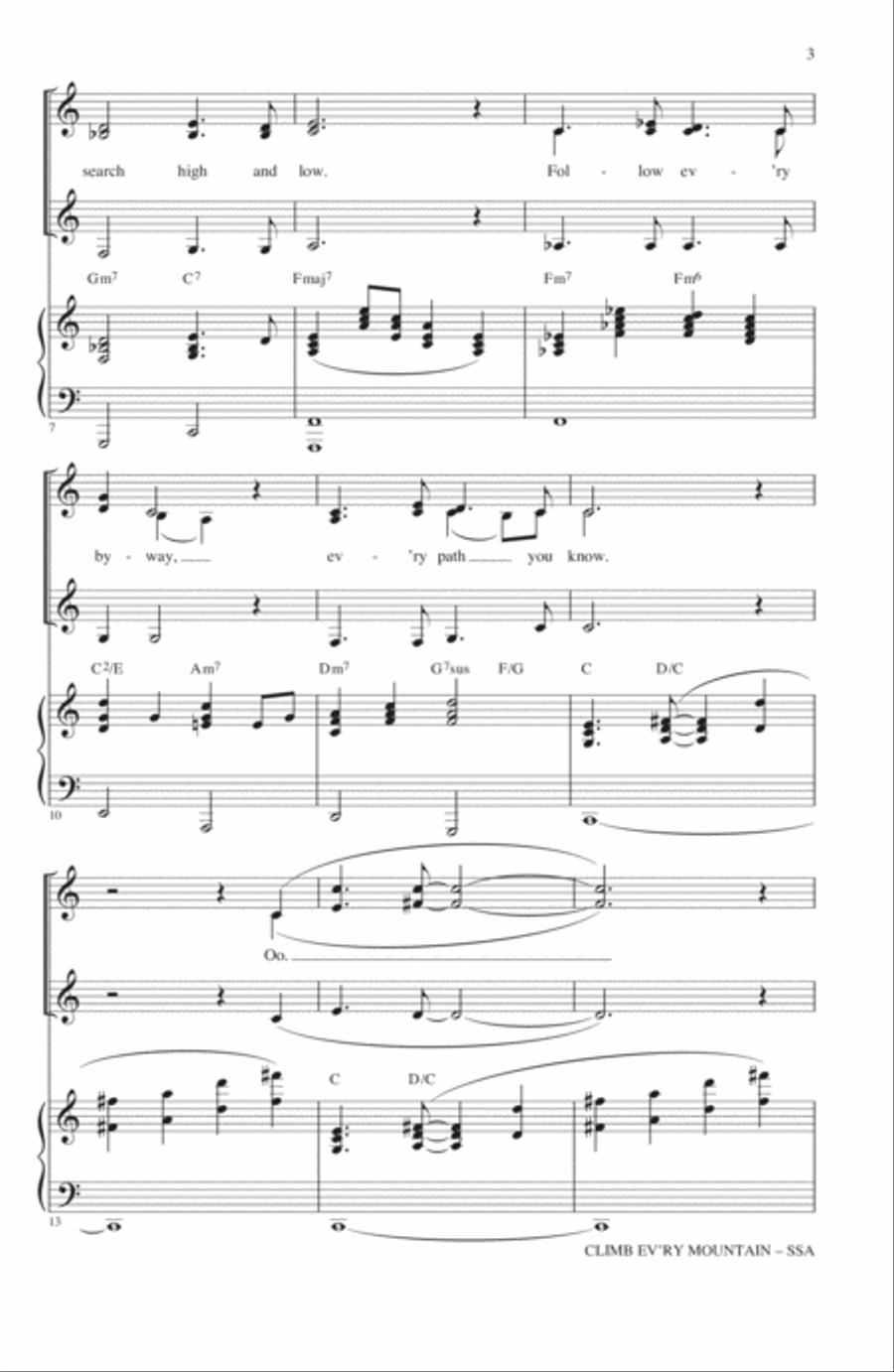 Climb Ev'ry Mountain Climb Ev'ry Mountain SSA scores gallery preview page 2