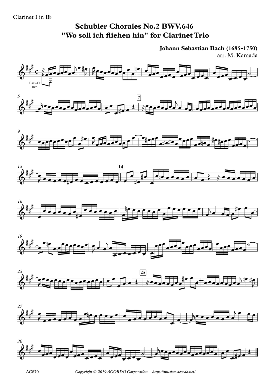 Six Schubler Chorales No.2 BWV.646 