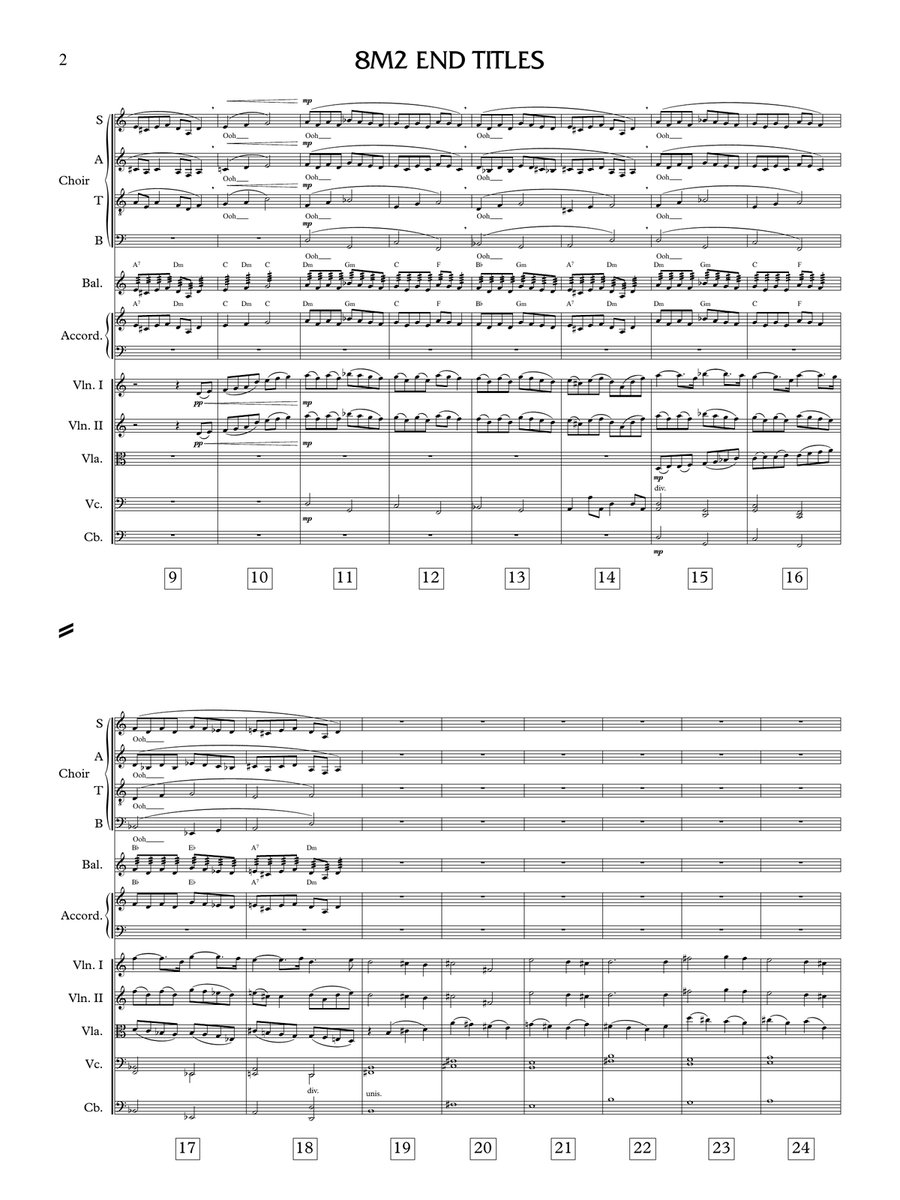 Enemy At The Gates (End Title Credits) - Score Only Full Orchestra scores gallery preview page 4
