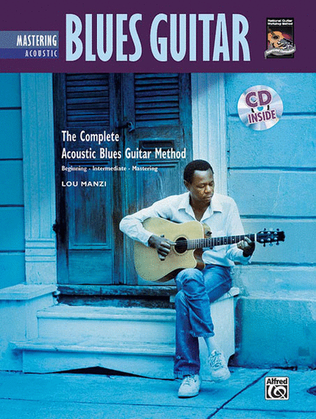 Book cover for Mastering Acoustic Blues Guitar (Book and CD)