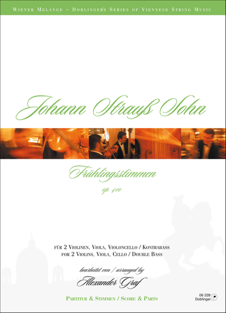 Fruhlingsstimmen op. 410 Score and Part scores gallery preview page 1