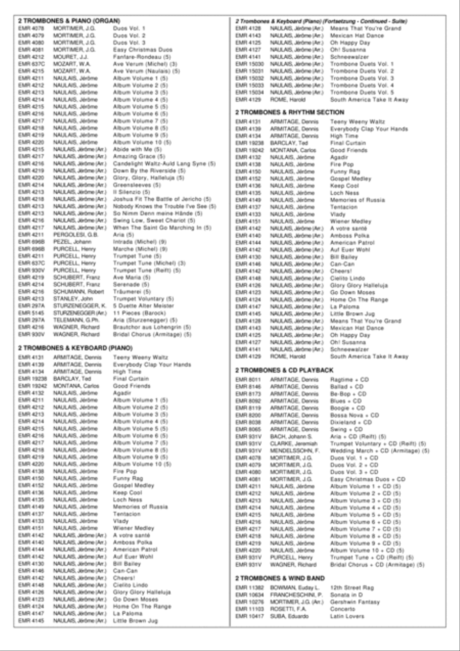 12 Duets 12 Duets Trombone Duet scores gallery preview page 5