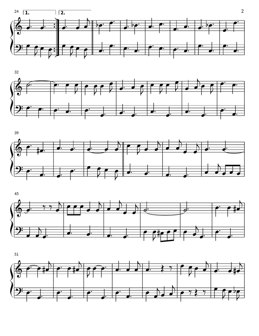 I Want A Hippopotamus For Christmas (Hippo The Hero) Piano scores gallery preview page 2