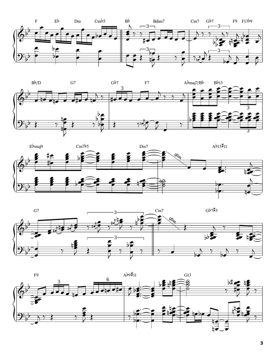You Make Me Feel So Young Piano scores gallery preview page 3