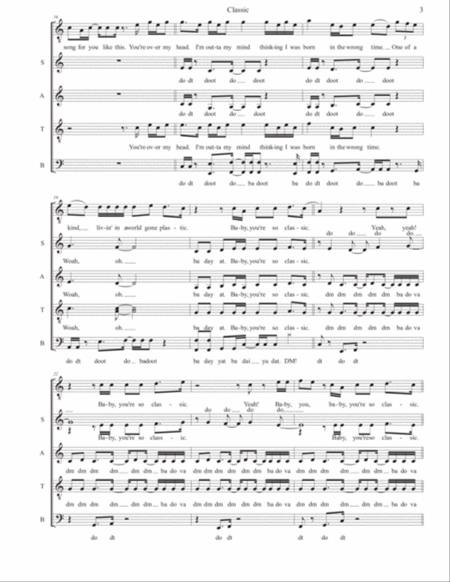 Classic Classic 4-Part scores gallery preview page 3