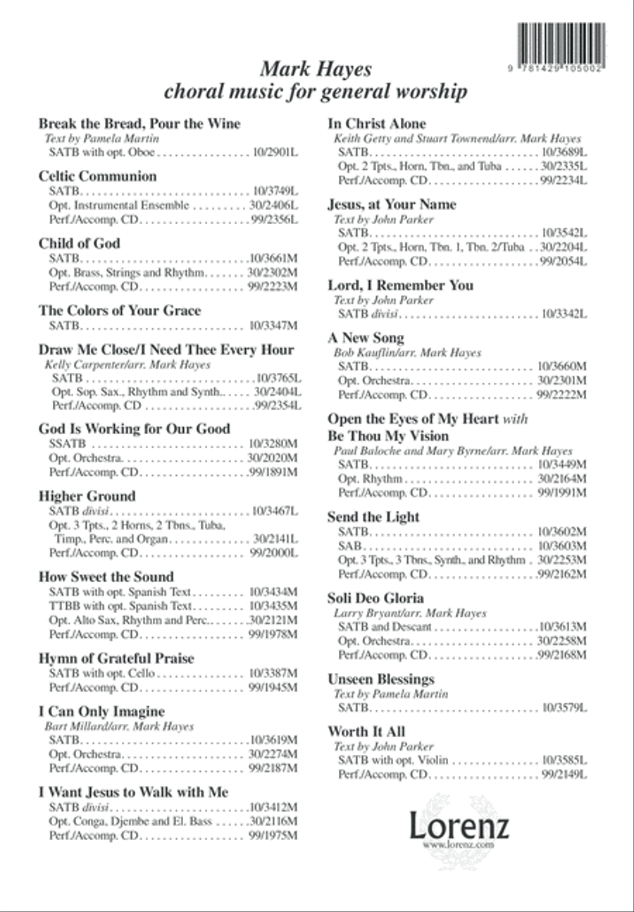 Count Your Blessings 4-Part scores gallery preview page 12