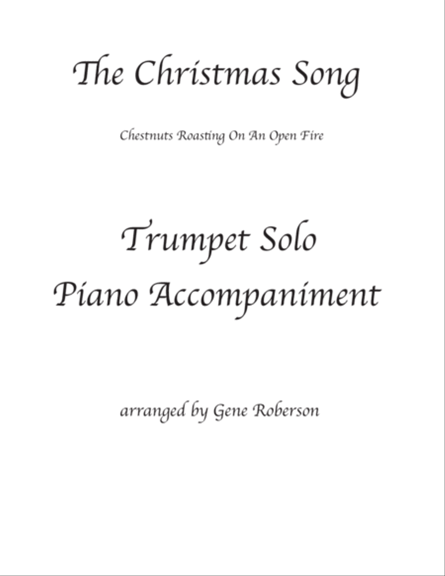 The Christmas Song (Chestnuts Roasting On An Open Fire) Trumpet Solo scores gallery preview page 1