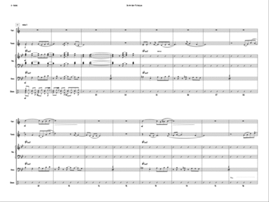 On My Way To Harlem Tenor Saxophone scores gallery preview page 6