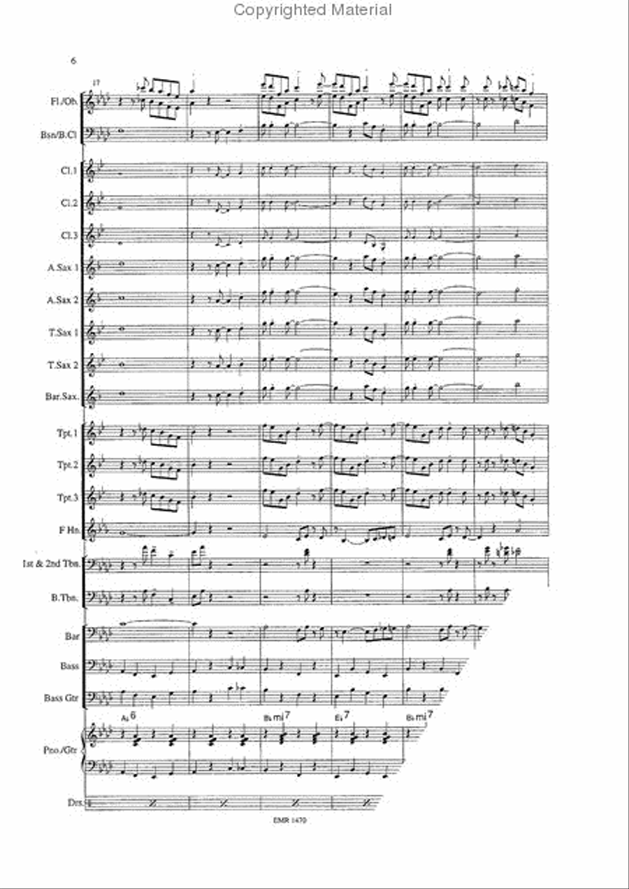 Sweet Sue - Just You Sweet Sue - Just You Concert Band scores gallery preview page 6