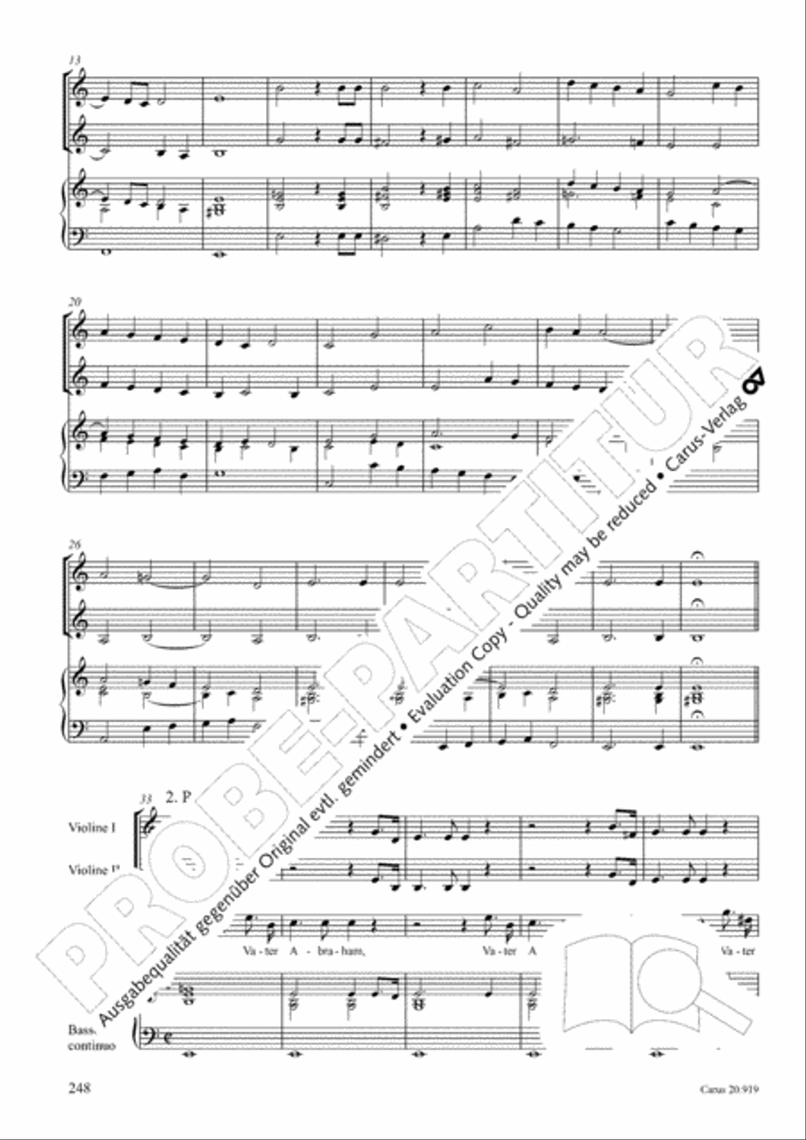 Opera varia I. Works with 1-7 parts (Complete edition, vol. 19) [Werke mit 1-7 obligaten Stimmen] Score scores gallery preview page 305