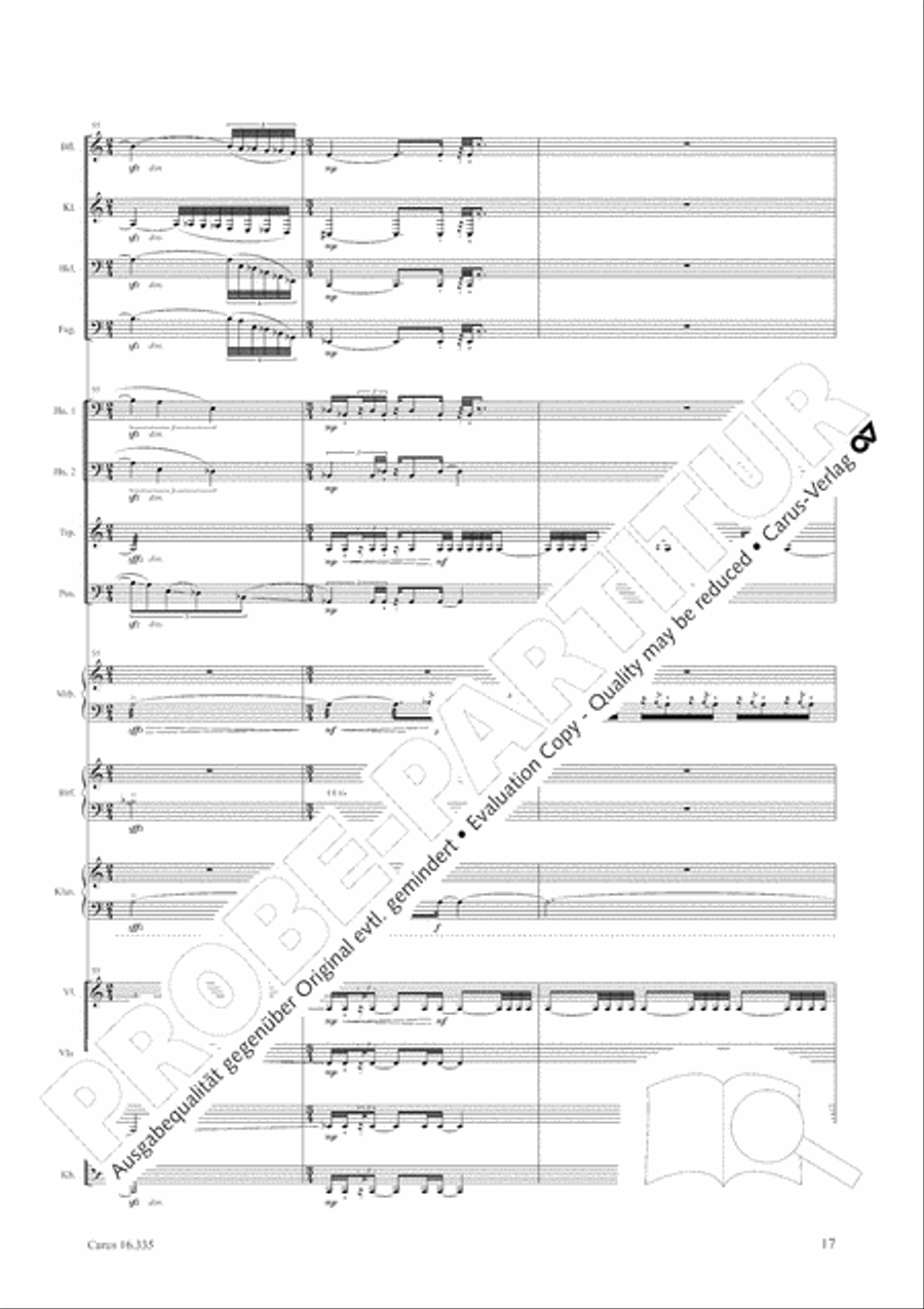 Esquisse: le froid Orchestra scores gallery preview page 18