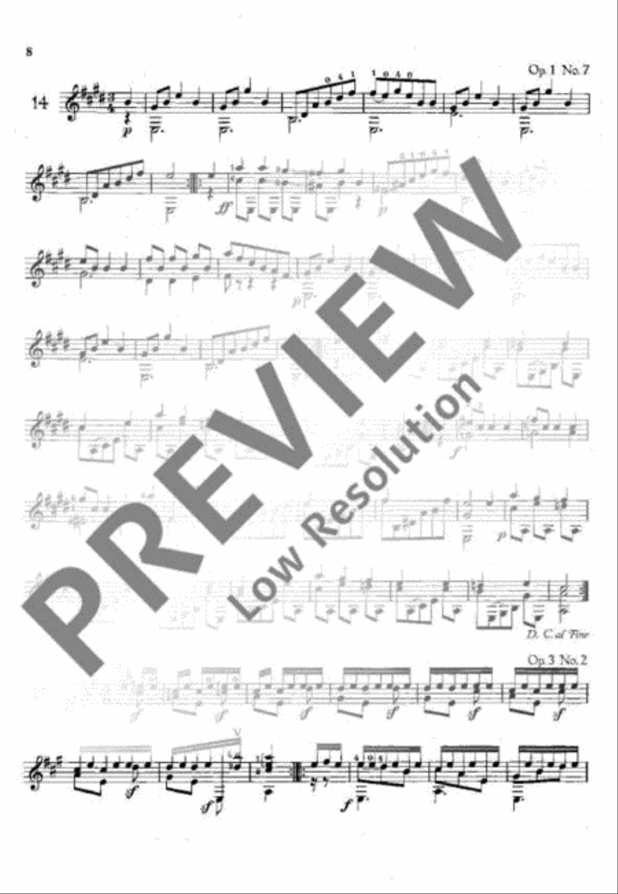 20 Ausgewählte Walzer Classical Guitar scores gallery preview page 11