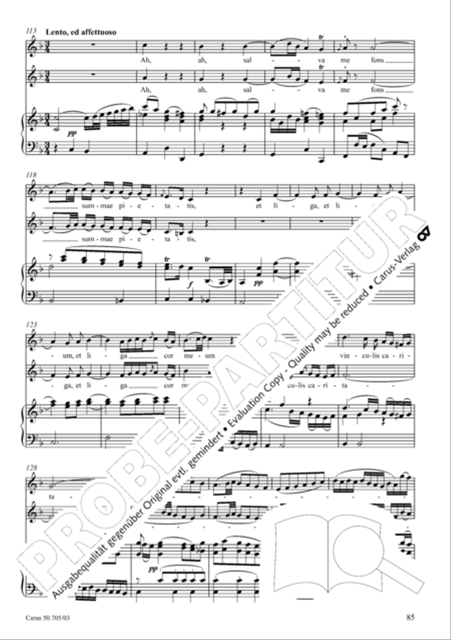Missa in g. Hasse-Werkausgabe IV/3 4-Part scores gallery preview page 94