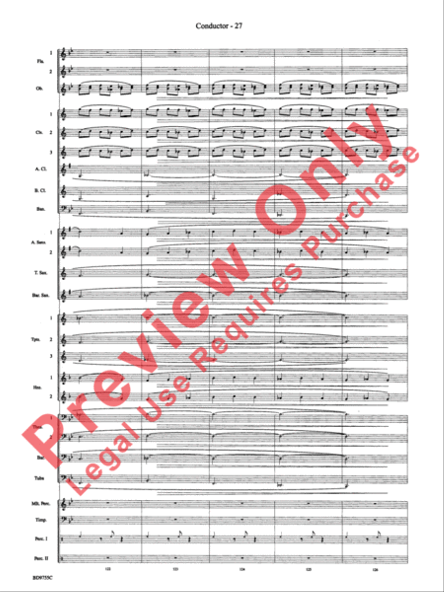 The Maelstrom The Maelstrom Concert Band scores gallery preview page 30