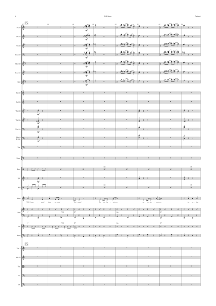Cabaret Cabaret Full Orchestra scores gallery preview page 4