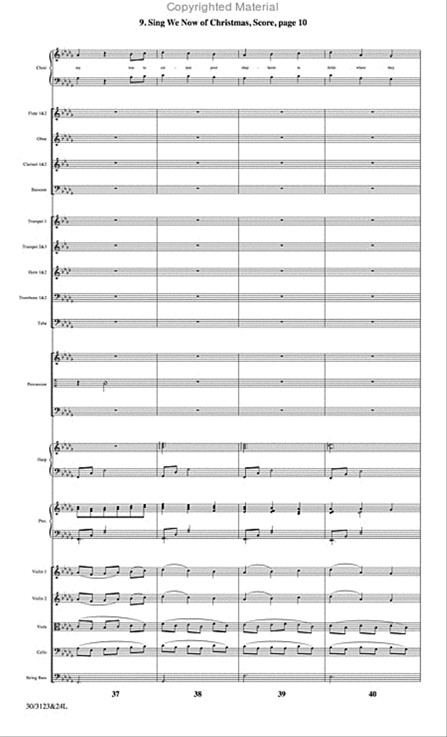 The Christmas Story - Set of Parts Choir scores gallery preview page 89