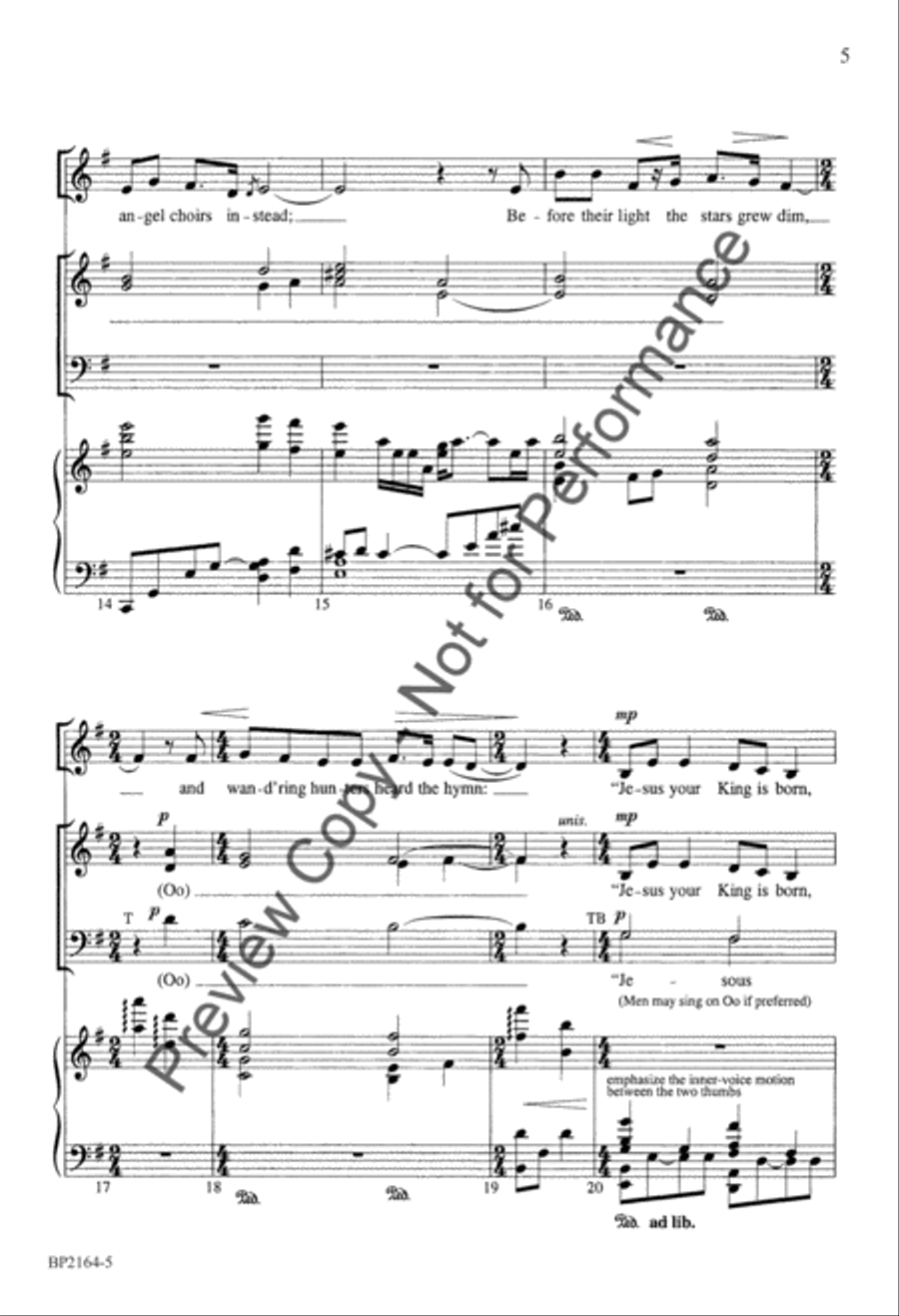 The Huron Carol 4-Part scores gallery preview page 6