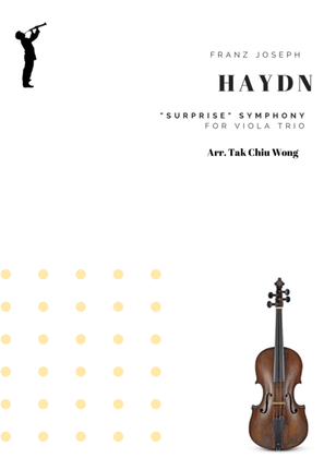 Book cover for "Surprise" Symphony for Viola Trio