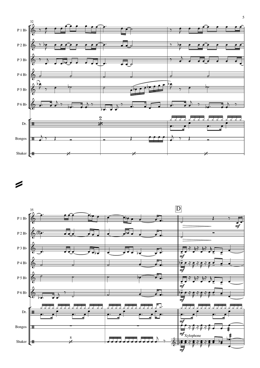 Africa Concert Band scores gallery preview page 5