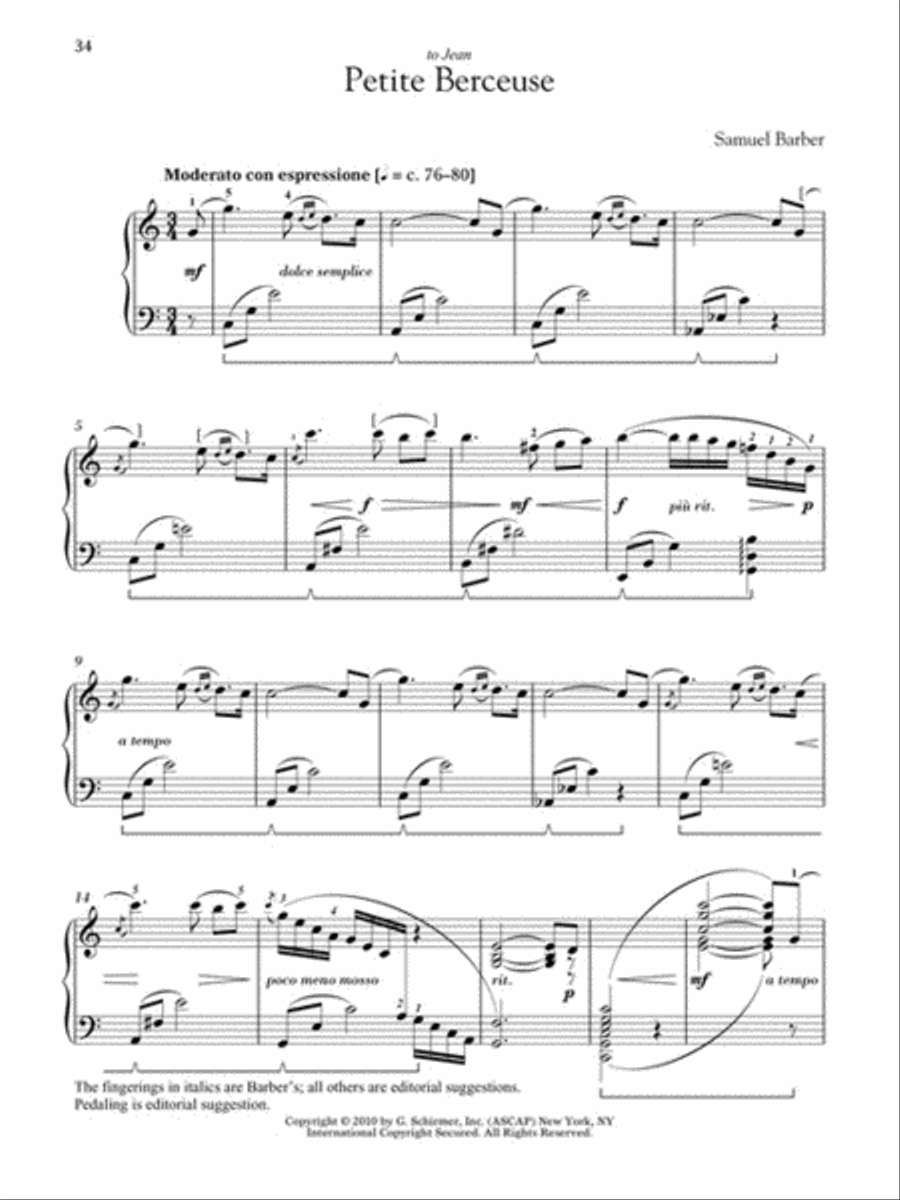Baroque to Modern: Intermediate Level Piano Solo scores gallery preview page 7