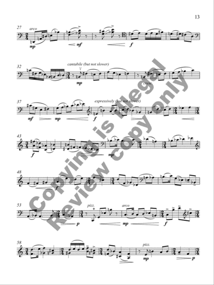 Four Impressions Four Impressions Cello Solo scores gallery preview page 18
