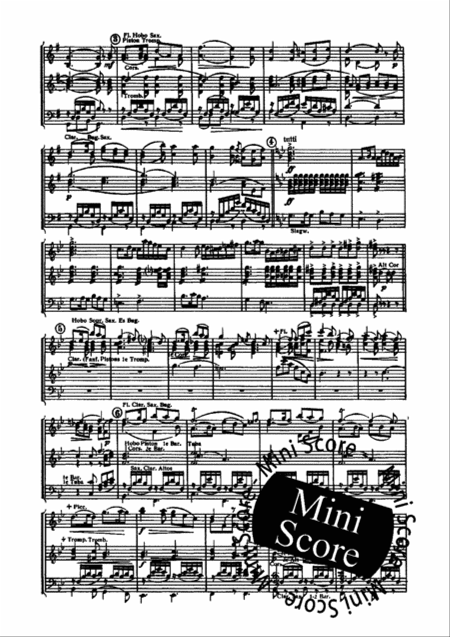 Loreley Paraphrase Loreley Paraphrase Fanfare Band scores gallery preview page 5